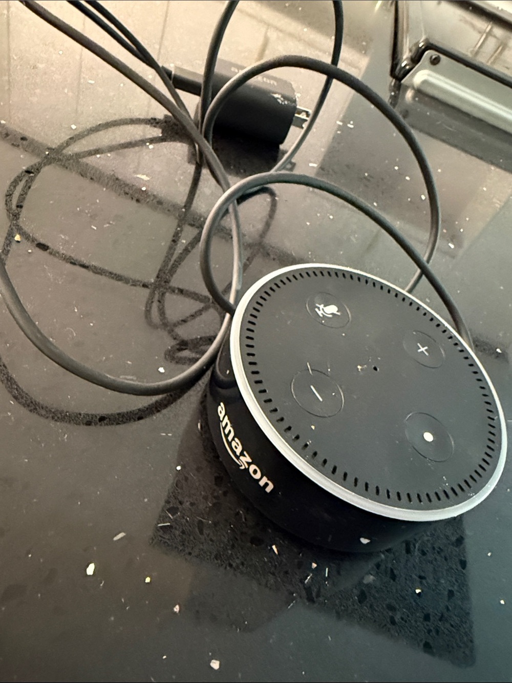 Amazon Black Echo Dot Portable Voice Speaker